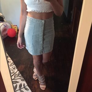 New with tags John galt button down skirt